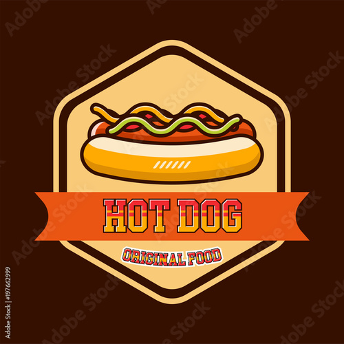 Hamburgers badge logo emblems