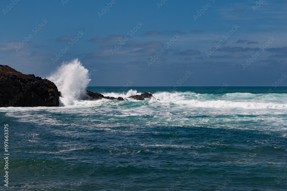 Starker Seegang, El Cortillo, Fuerteventura Starker Seegang, El Cortillo, Fuerteventura