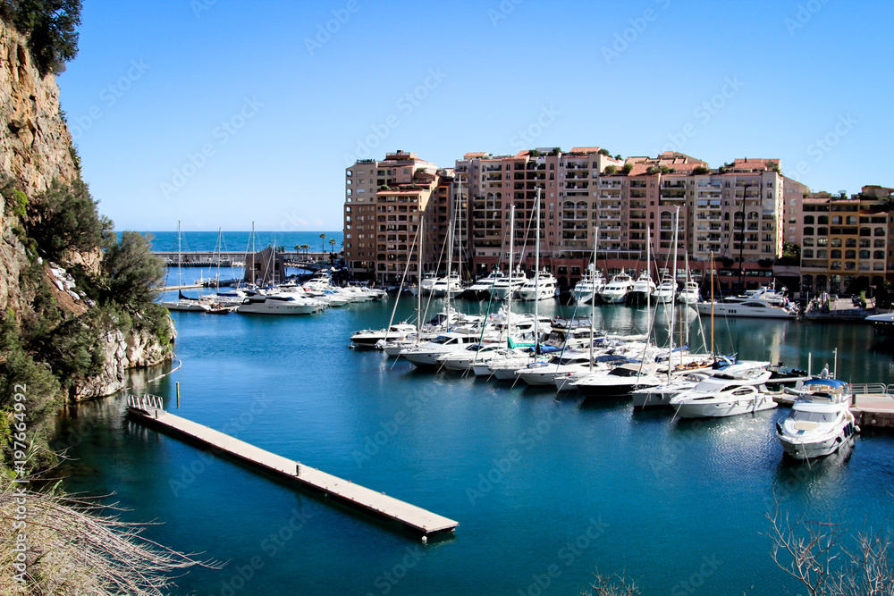 Monaco Hafen Fontvieille 