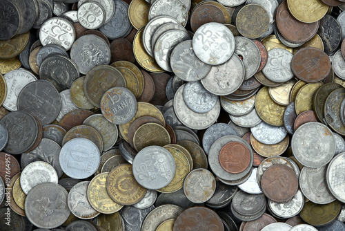 Viele alte Münzen