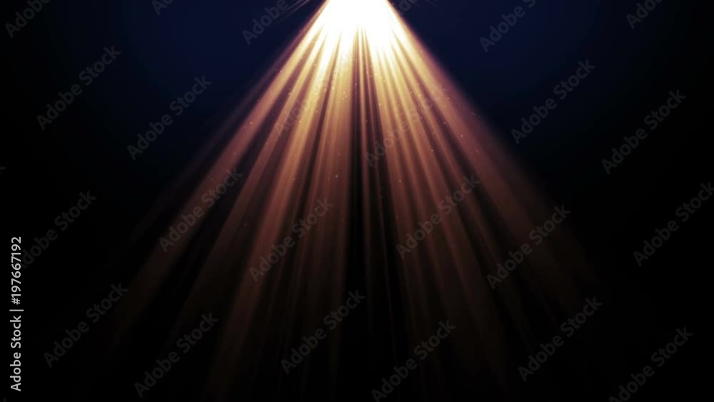 golden light rays motion background