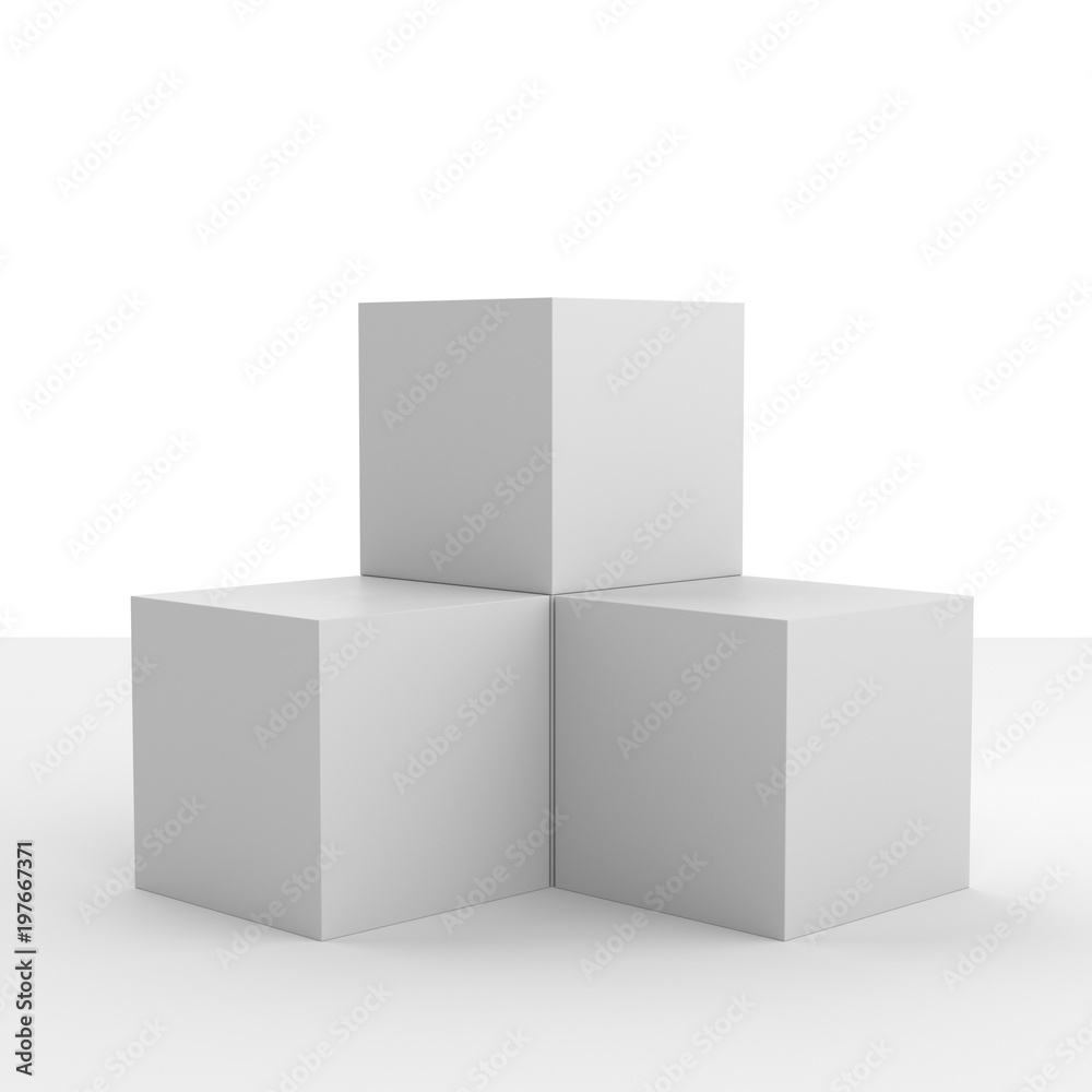 Obraz premium Simple Box Displays