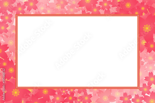 Background Wallpaper Vector Illustration Design Image Japan China Asia Free Size 背景 壁紙 ベクター イラスト 無料 無料素材 バックグラウンド フリー素材 和風素材 日本 背景素材壁紙 写真スペース 写真枠 フォトフレーム 花 満開 花柄 花びら