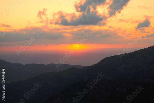 Puesta de sol desde Tramuntana