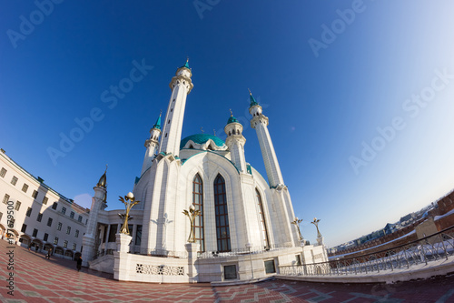 The Kul Sharif Mosque is a one of the largest mosques in Russia. The Kul Sharif Mosque is located in Kazan city in Russia. photo