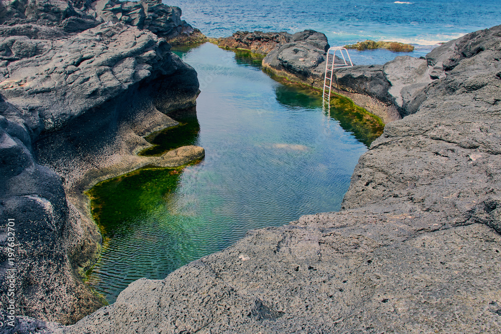 nature pool in Mosteiros Azores nature pool in Mosteiros Azores