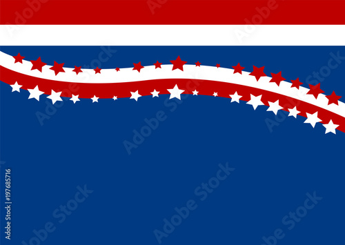 Vektor Hintergrund für den amerikanischen Independence Day. Eps 10 Vector Datei