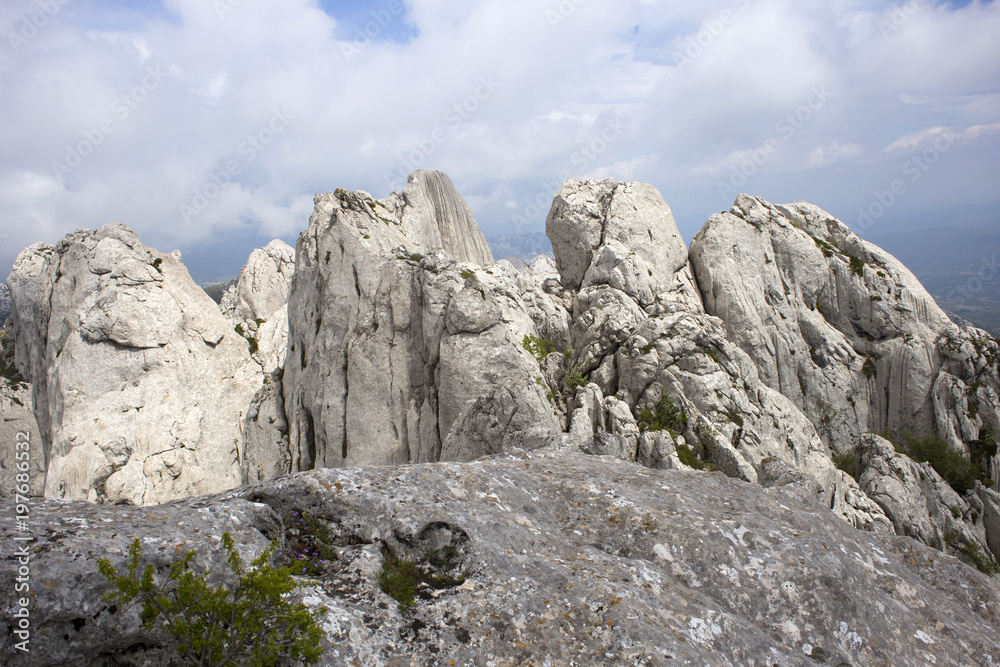  On top of Tulove grede, part of Velebit mountain in Croatia