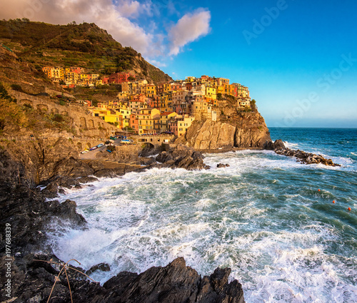 View on Manarola, Cinque Terre