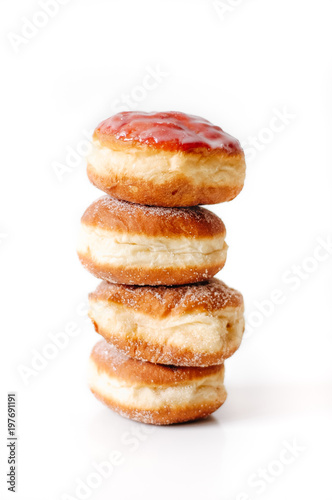 German or Austrian donuts, so called Krapfen