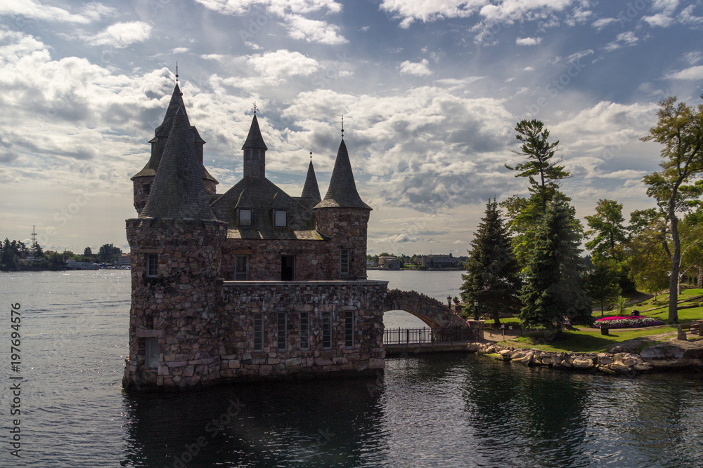 Boldt Castle Island in thousand islands (Canada) Boldt Castle Island in thousand islands (Canada)