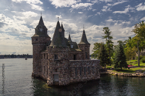 Boldt Castle Island in thousand islands (Canada)