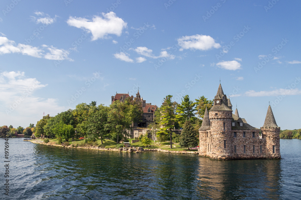 Fototapeta premium Boldt Castle Island in thousand islands (Canada)