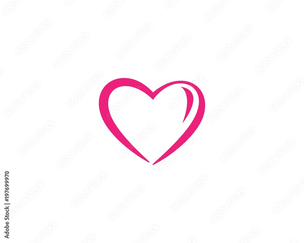 Love Logo Vector icon