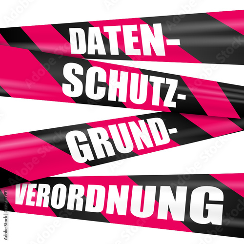 absperrband datenschutzgrundverordnung II