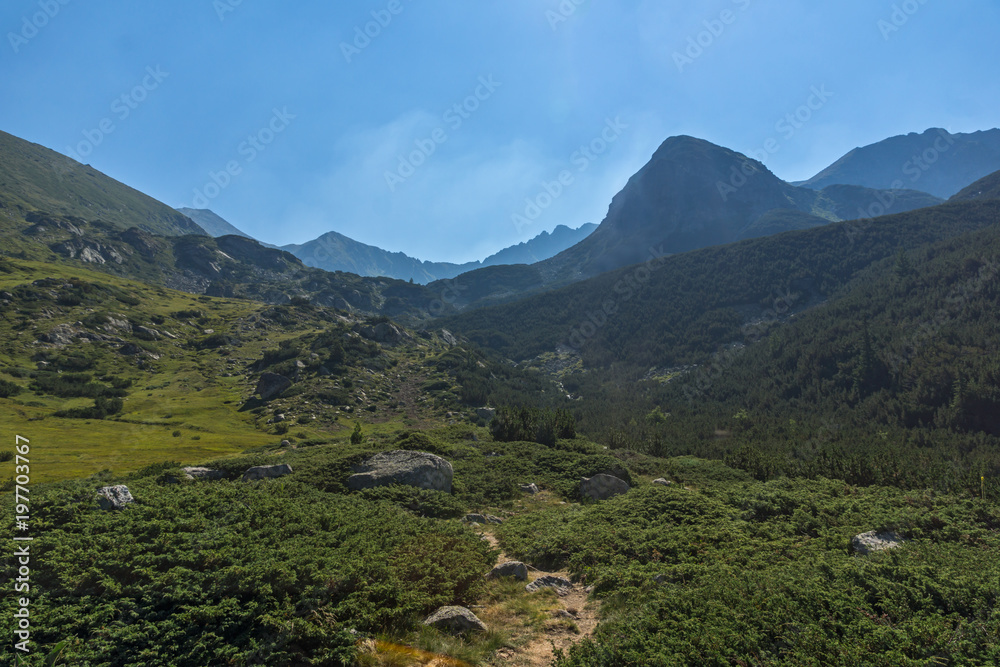 Landscape of Begovitsa River Valley, Pirin Mountain, Bulgaria Landscape of Begovitsa River Valley, Pirin Mountain, Bulgaria