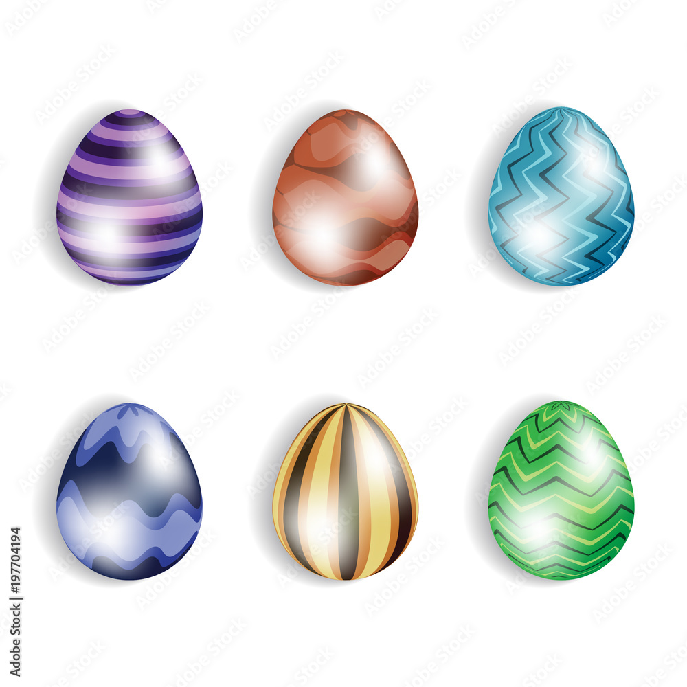 colorful 3d easter egg set. easter day element. glossy digital vector design. colorful 3d easter egg set. easter day element. glossy digital vector design.