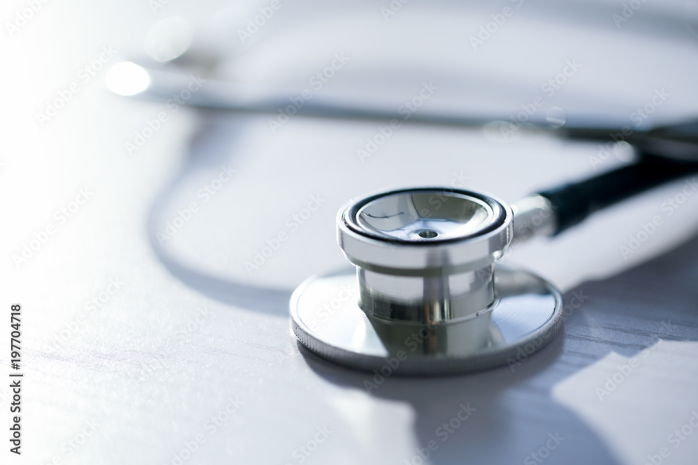 Stethoscope On White Background Stethoscope On White Background