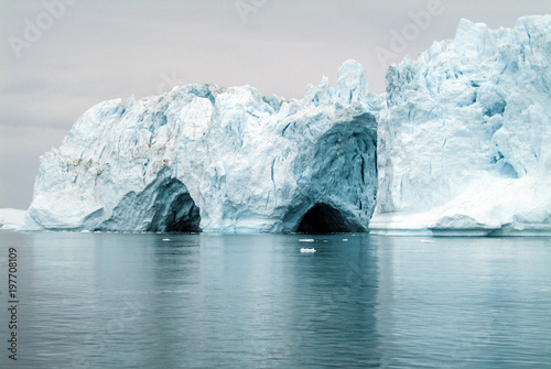 Glacier Ice Caves in the Arctic Ocean on Greenland's west coast © David EP Dennis 
