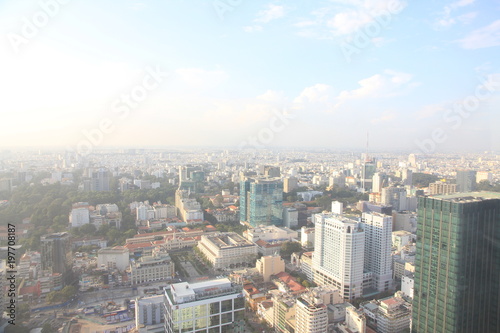 Bird   s Eye View of Ho Chi Minh City  Vietnam