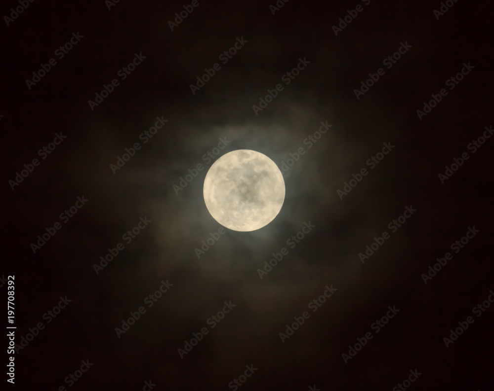 Beautiful full moon in the sky. Beautiful full moon in the sky.