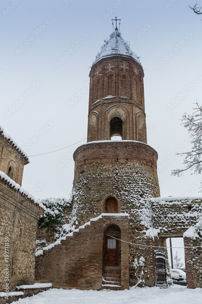 Obraz premium Sioni Cathedral is a temple in Tbilisi, capital of Georgia, from the 6th to 7th centuries. It is considered one of the most holy places of the Georgian Orthodox Church.Georgia