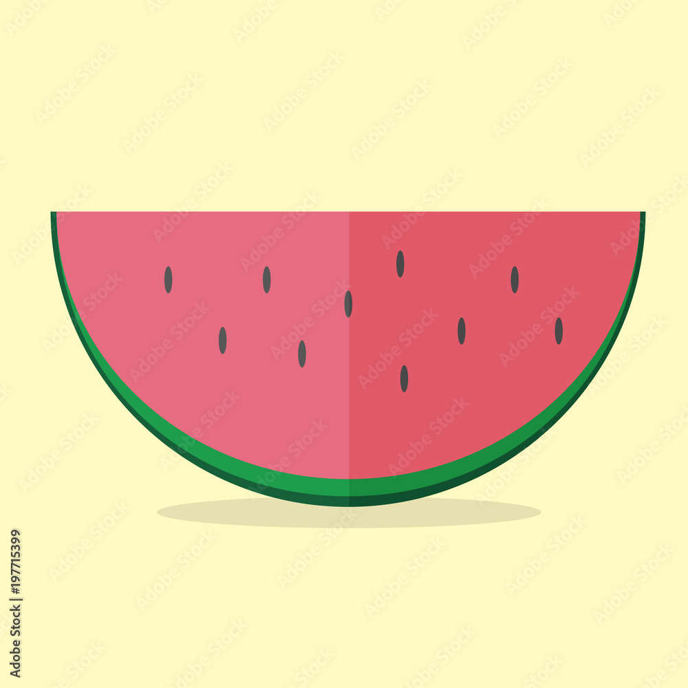Watermelon vector modern icon - flat style graphic illustration Watermelon vector modern icon - flat style graphic illustration