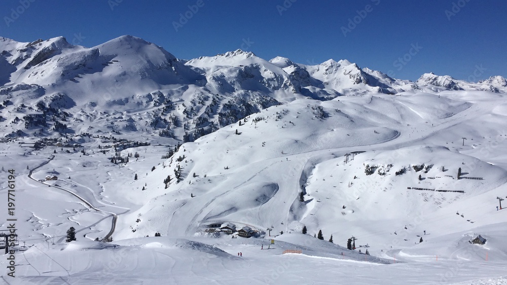Obraz premium Obertauern in Österreich