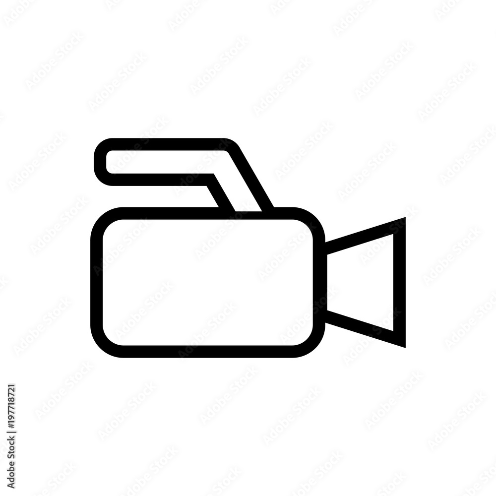 Video camera vector icon Video camera vector icon