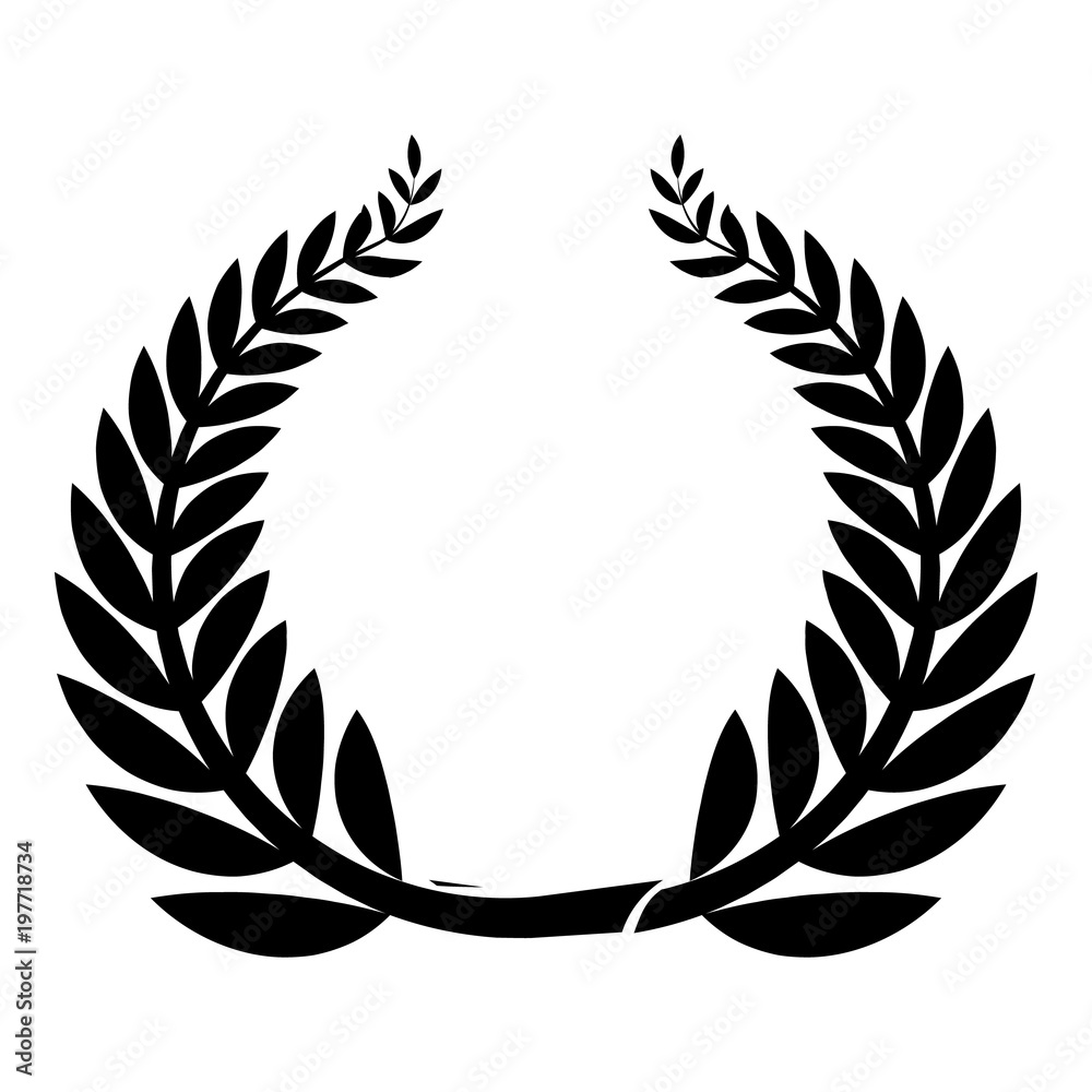 Sport wreath icon. Simple illustration of sport wreath vector icon for web