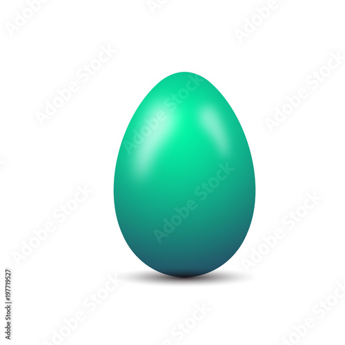 Easter Eggs teal vector