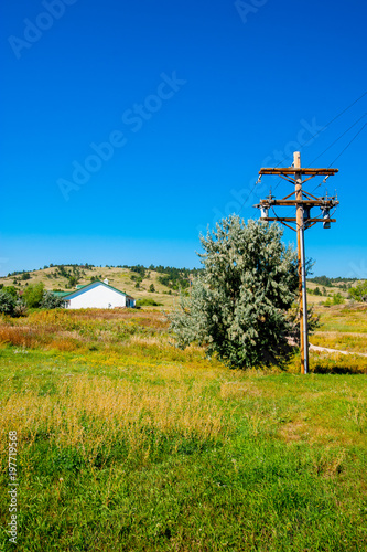 Landscape of the country side in America. America is a continent where American mainly live.