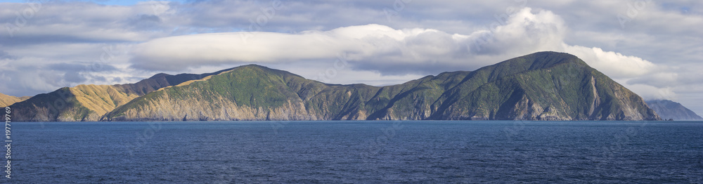 View to the Marlborough Sounds, New Zealand