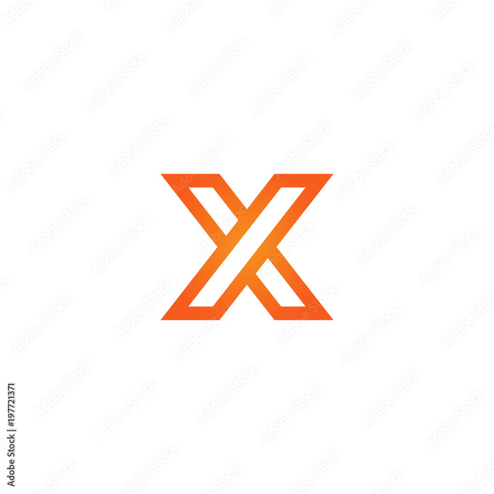 Abstract letter x logo design template Abstract letter x logo design template