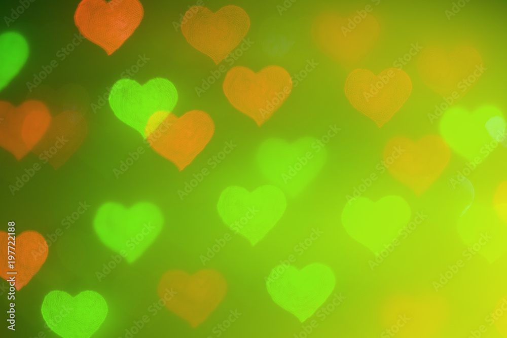 colored bokeh background