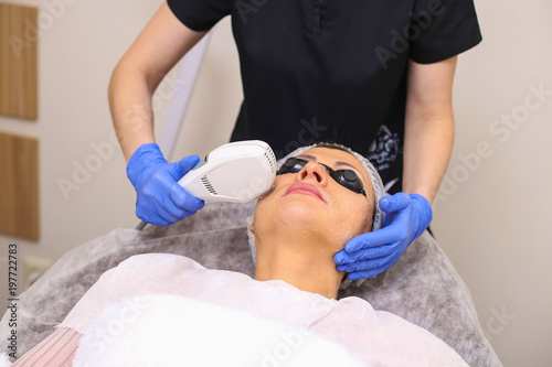 Photo Facial Therapy. Anti-aging Procedures.