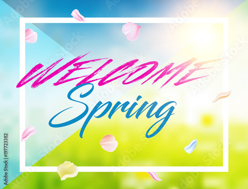 modern spring background