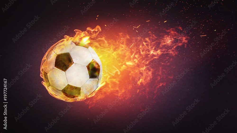 fussball in flamme