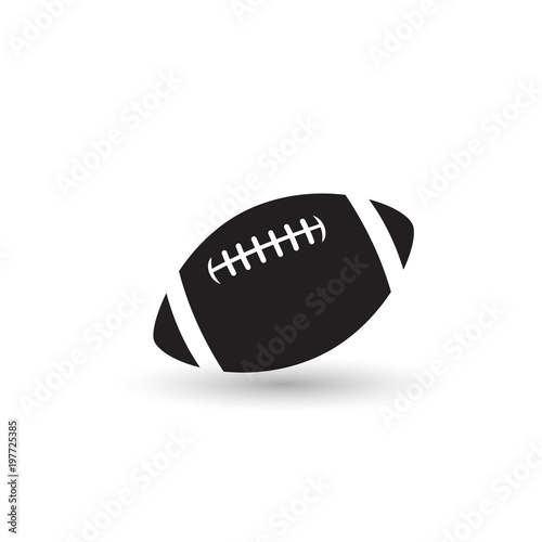American football ball - vector icon