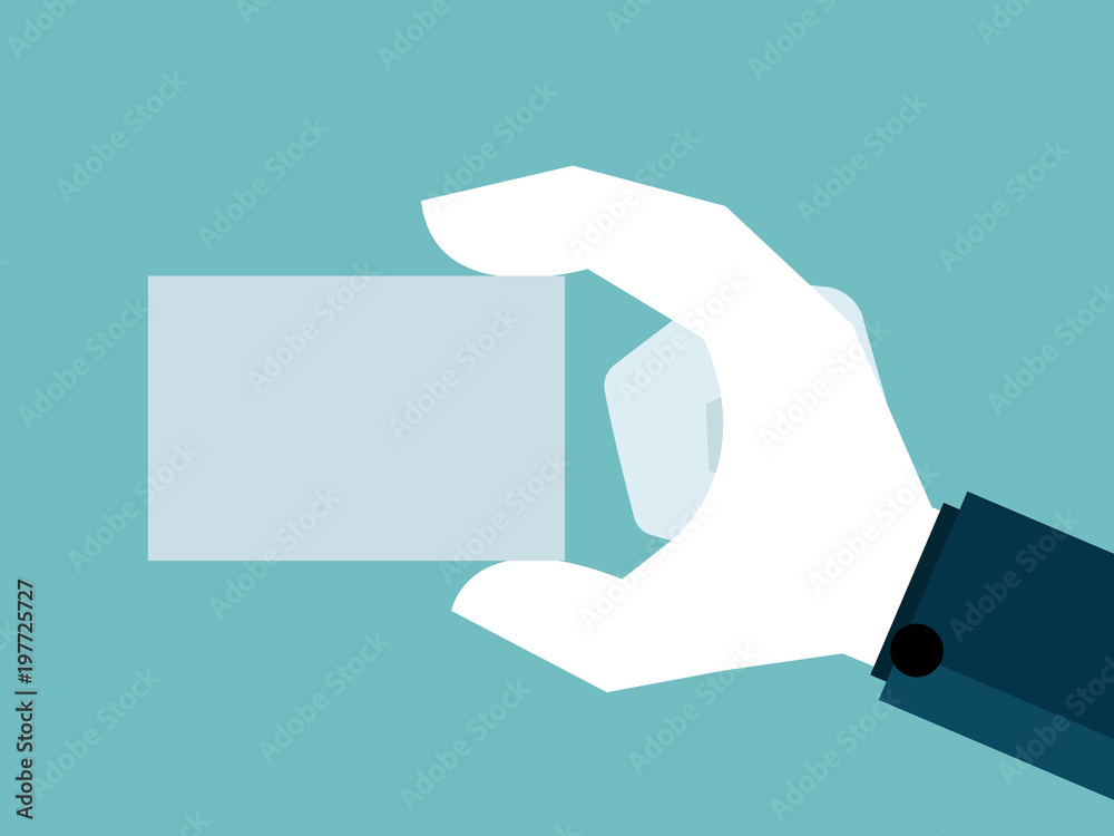 illustration of human hand holding blank paper illustration of human hand holding blank paper