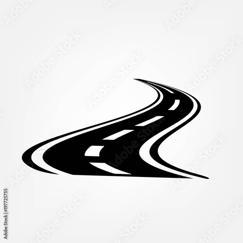 asphalt road icon
