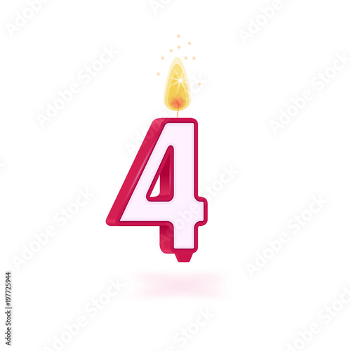 candle number four