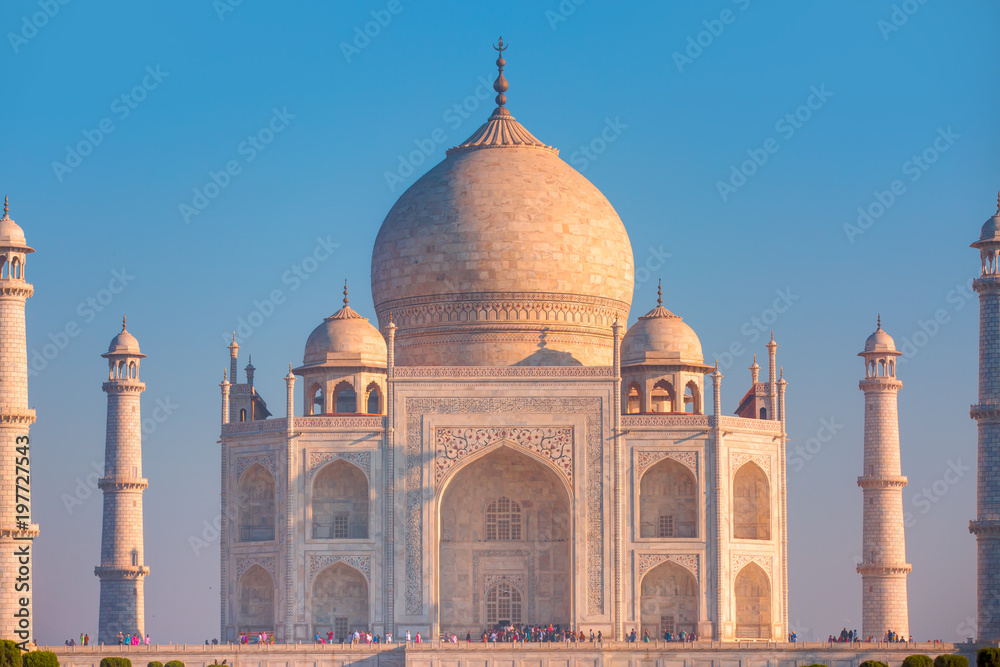 Taj Mahal at sunset - Agra, India