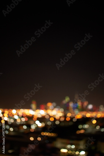 blurred night city lights Dubai