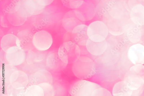 Pink and white luminous festive bokeh