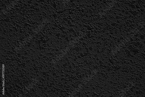 Stucco dark wall rough texture for background