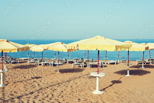 umbrella on the beach © lucky_marinka