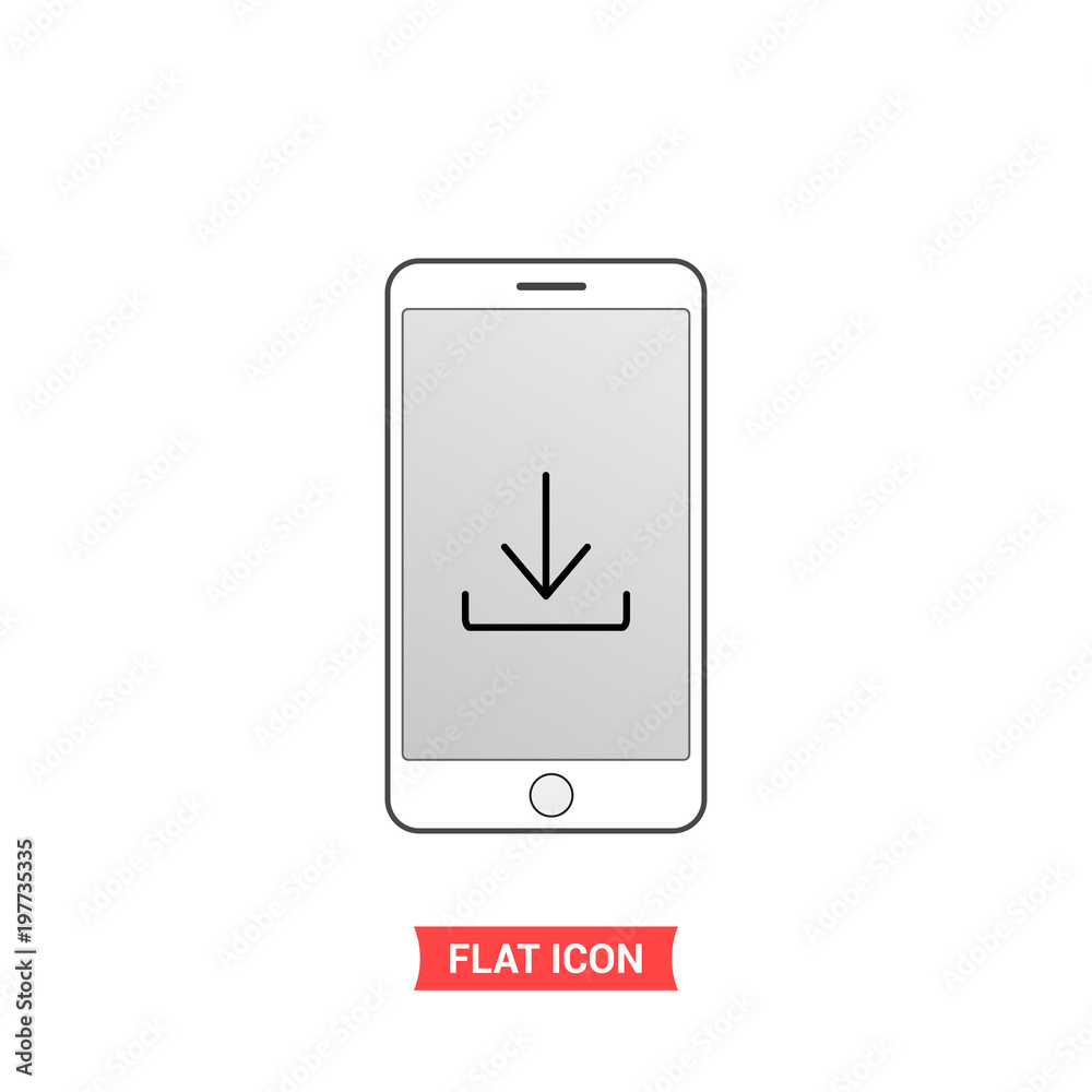 Install vector icon, download symbol Install vector icon, download symbol