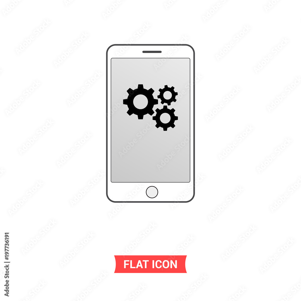 Settings vector icon, gear symbol Settings vector icon, gear symbol