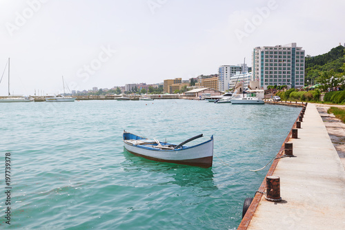 Fishing boat on sea